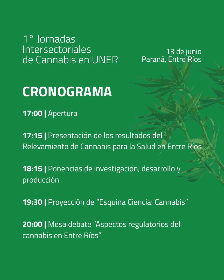 presentación de los datos del relevamiento cannabis entre ríos