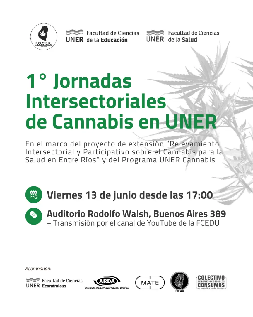 presentación de los datos del relevamiento cannabis entre ríos