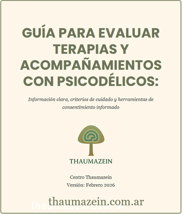 Ilustración sobre terapia con psicodélicos y criterios de cuidado en contextos sin regulación